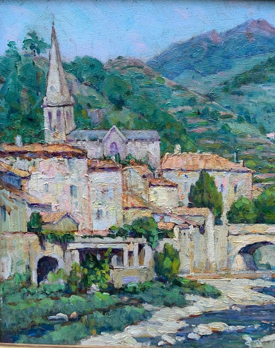 La Provence Par Charles Pellegrin Peintre Post-impressionniste -photo-1